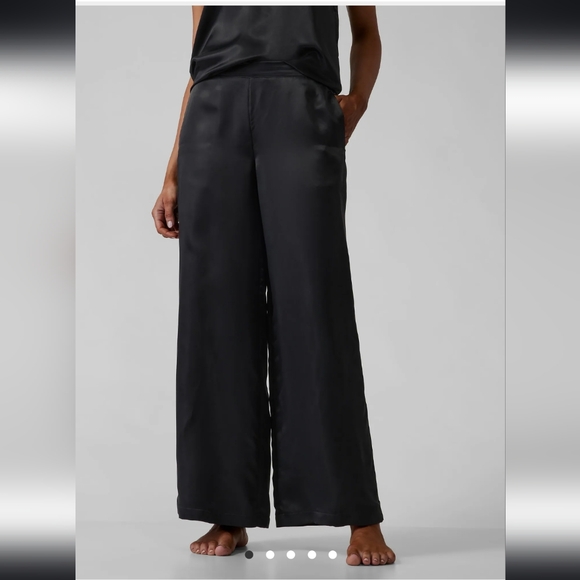 Athleta Calm Cool Pant size Black NWT 2x Maroon Burgundy msrp99$ - Picture 4 of 9